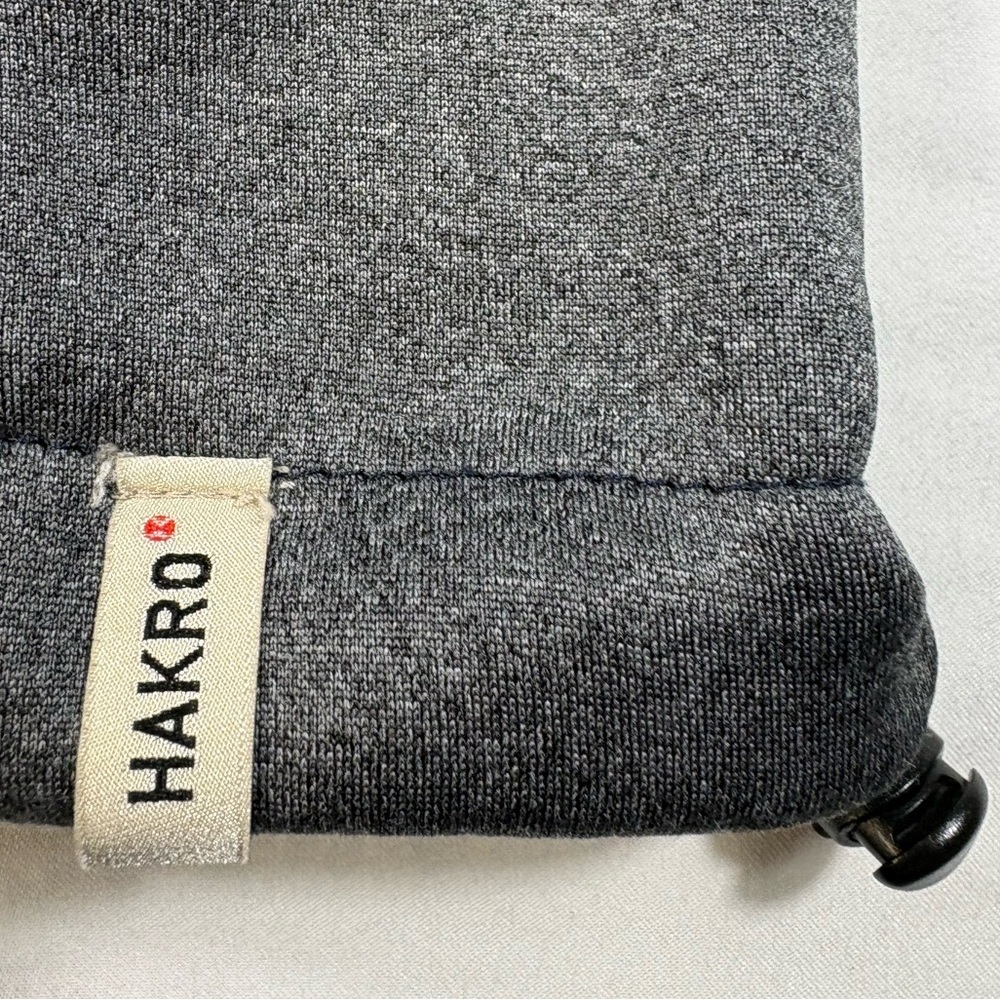 HAKRO Hybrid Gilet Contrast Navy Gray Outdoor Zip Front Vest - Picture 5 of 16